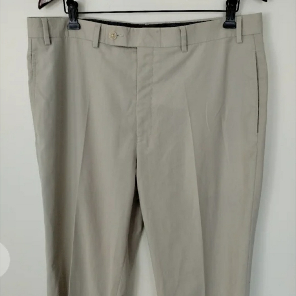 Ralph Lauren Tan Chinos Flat Front Classic